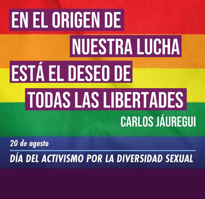 20 De Agosto Día Del Activismo Por La Diversidad Sexual